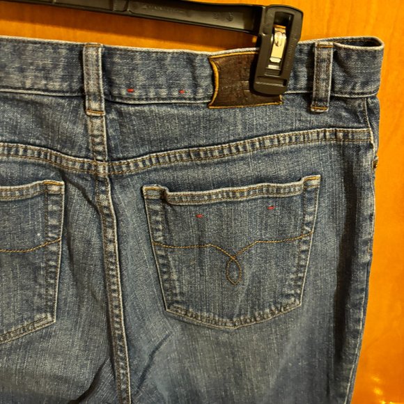 Vintage Ralph Lauren Womens‎ Cropped Denim Jeans Capri Size 10 - Picture 10 of 14